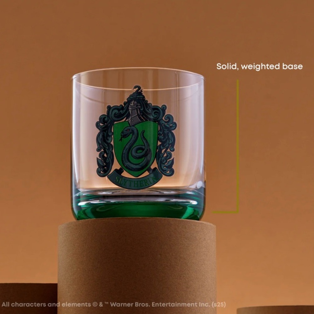 JoyJolt Harry Potter House Pride Short Drinking Glasses - Set of 4 NIB - Picture 9 of 9